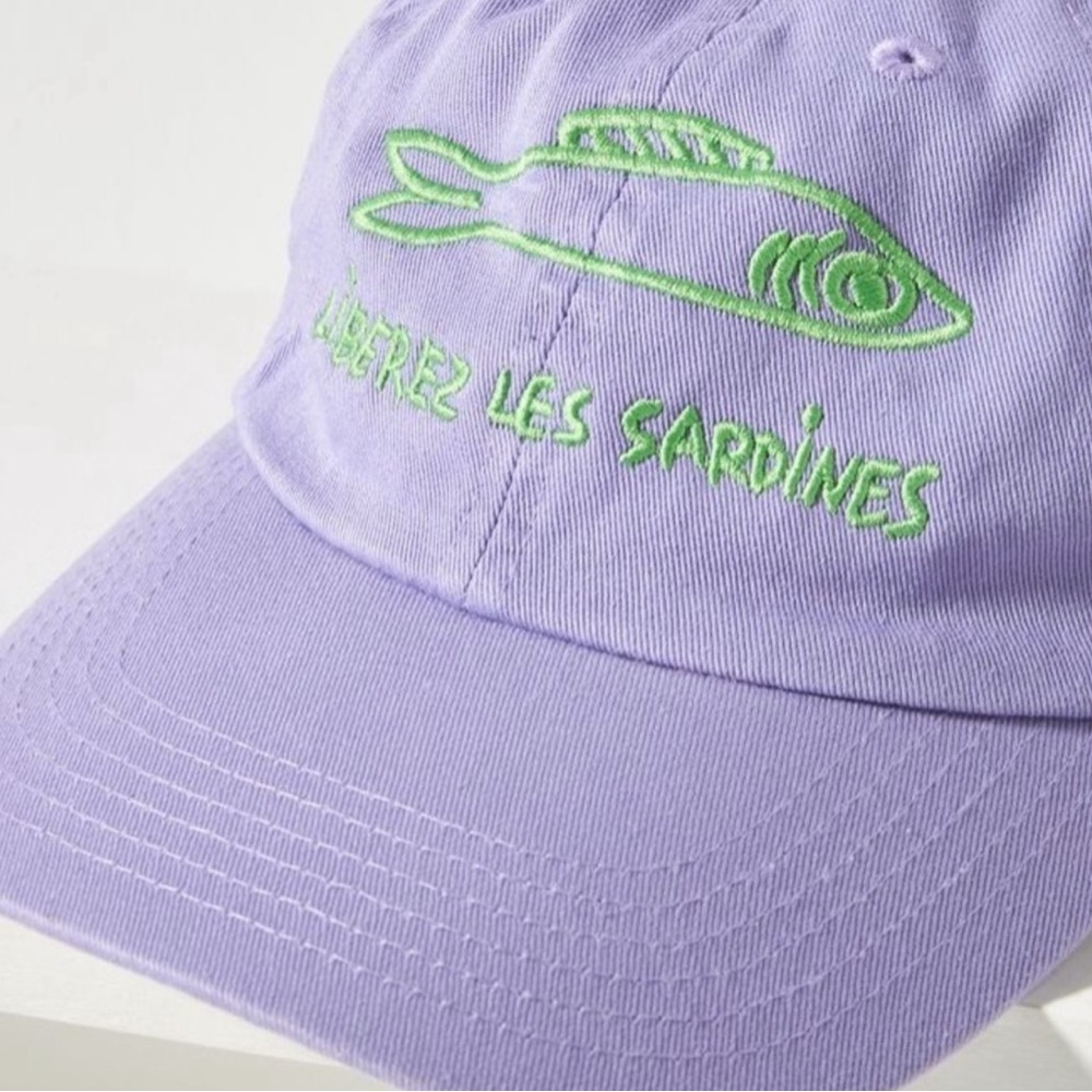 💜Updated!💜 Clare V. Liberes le sardines Lavender Baseball Hat - Picture 3 of 11